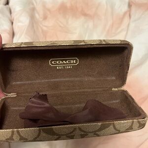 Coach Brown Glasses with Signature Style